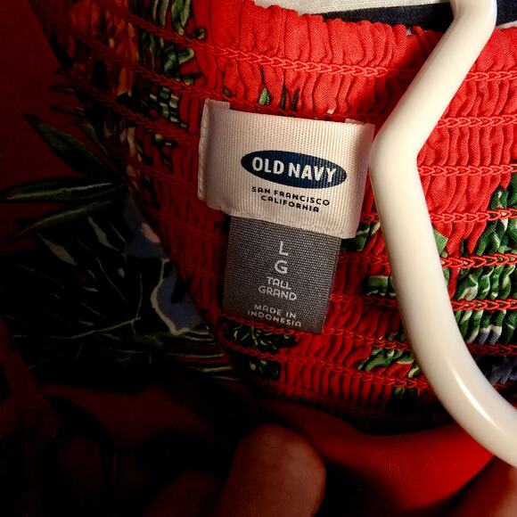 Old Navy Pansy red sundress - Picture 6 of 7